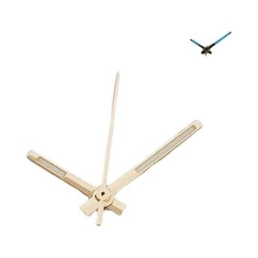 Imagem de Ponteiros De Relógio Luminosos Em Ouro Rosê E Prata Para Movimentos NH