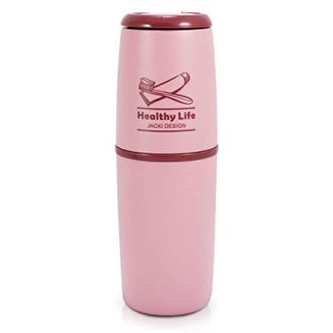 Imagem de Organizador Viagem Mala Porta Escova De Dente Pasta Banheiro Cor:Rosa