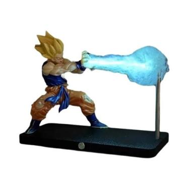 Imagem de Luminária Noturna Son Goku Kamehameha Decoração De Mesa Brinquedo Anim