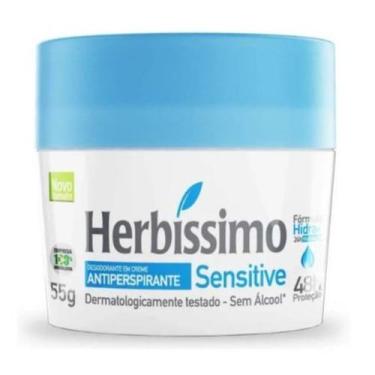 Imagem de Kit 3un Desodorante Herbíssimo em Creme Corporal Antitranspirante 55g 