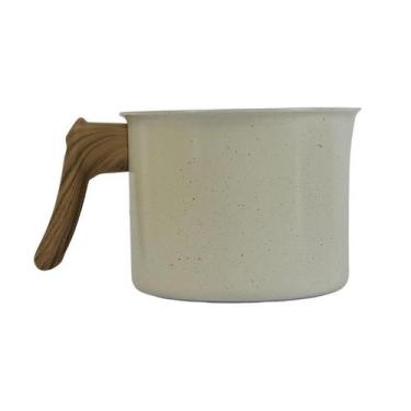 Imagem de Leiteira Fervedor Antiaderente Indução Cerâmica Caneca 1,8L Mármore - 