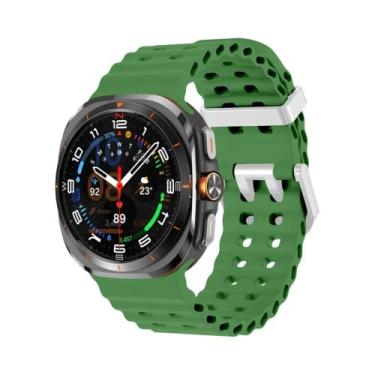 Imagem de Pulseira De Silicone Respirável De 47mm Para Samsung Galaxy Watch Ultr