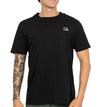 Imagem de Camiseta RVCA Anp Label Plus Size SM26 Masculina-Masculino