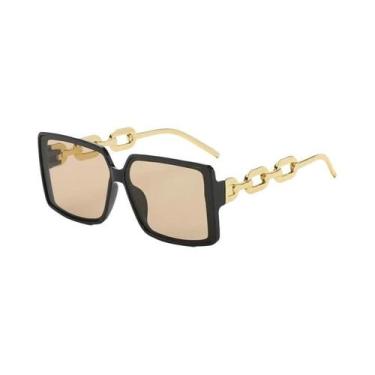 Imagem de Óculos De Sol Quadrados De Armação Grande Para Caminhada, Design Moder