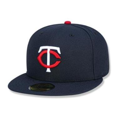 Imagem de Boné New Era MLB Minnesota Twins Game Cap Fechado Aba Reta 59FIFTY-Masculino