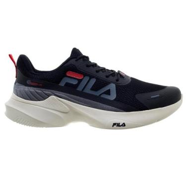 Imagem de Tênis Esportivo Masculino Fila Progress Lite Preto, 38, Preto
