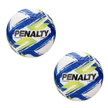 Imagem de KIT 02 Bola De Futebol Campo Penalty Líder XXVI Cor:Verde+Vermelho, Az
