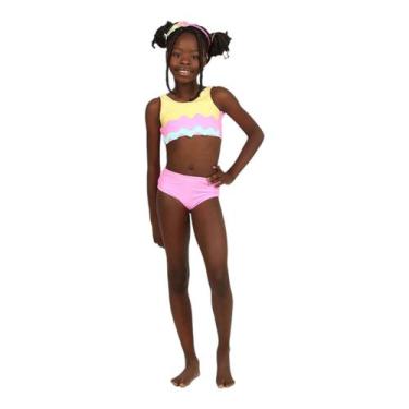 Imagem de Biquini cropped siri kids infantil luna sorvete 39198, Colorido, 10