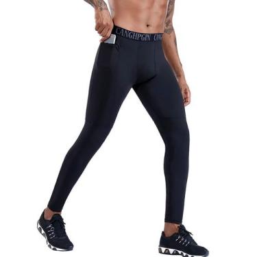 Imagem de Calça Compressão Masculina Legging Treino Corrida Luta - Hupana,  P
