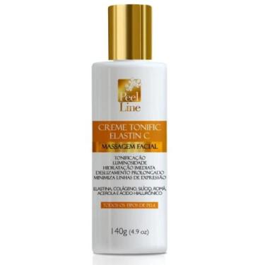 Imagem de Creme Facial Tonific Elastin C Massagem Facial Peel Line 140g