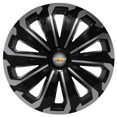 Imagem de Jogo Calota Tray Pta Aro 14 Para Prisma 2006 2007 2008 - Elitte Motors