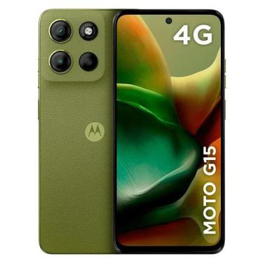 Imagem de Smartphone Motorola Moto G15 256GB NFC 4GB 8Gb RAM Boost Tela 6.7 FHD 