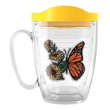 Imagem de Tervis Caneca de 473 ml, clássica com estampa de borboleta e girassol feito nos EUA
