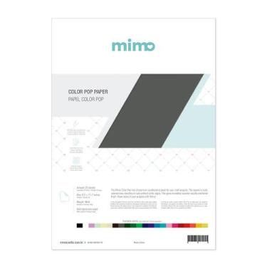 Imagem de Papel Color Pop Cinza Lua Mimo - A4 - 180 Gr - 25 Unds