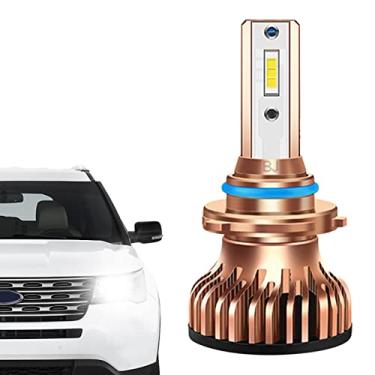 Imagem de Lâmpadas de farol de led, Luzes de farol alto/baixo H4/H7, lâmpadas LED para faróis, 1680LM-3980LM Lâmpadas de farol de LED 300% mais brilhantes, kit de conversão de farol de LED branco