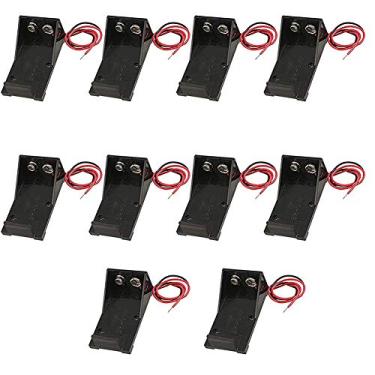 Imagem de Yohii Caixa de bateria de 9V suporte de caixa de bateria de substituição - Pacote com 10 peças
