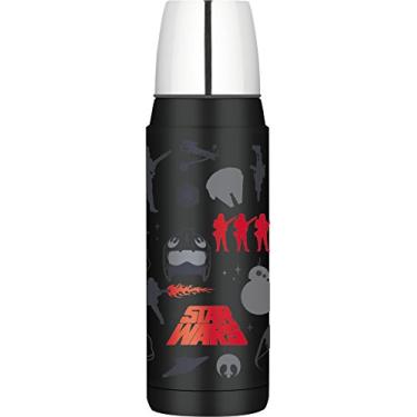 Imagem de Thermos Garrafa compacta de aço inoxidável de 473 ml, Star Wars Episódio VII (H2005SWM4)