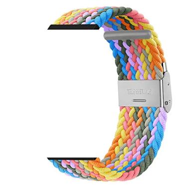 Imagem de WIKUNA Pulseiras de relógio de nylon trançado com fivela elástica para Garmin Fenix 7 7X 6 6X Pro 5X 5 3HR 945 S60 S62 Pulseira de liberação rápida Correias de nylon (Cor: U, Tamanho: Quickfit 22mm)
