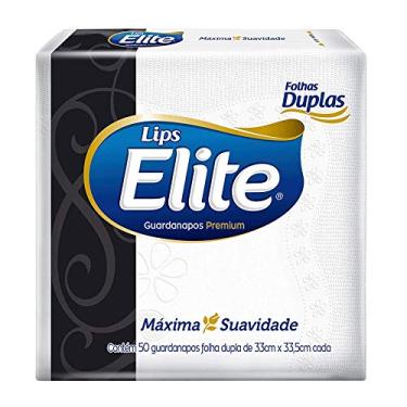 Imagem de Guardanapos de papel Elite Premium Folha Dupla, 50 unidades de 32x33,5 cm