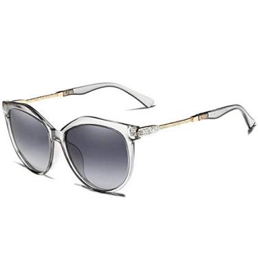 Imagem de Óculos de Sol Feminino Polarizadas Design Luxuoso Banned 1976 Moda Casual (C1)