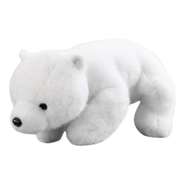 Imagem de VICASKY Boneco Urso Polar Brinquedo De Urso Kawaii Boneca De Pelúcia Desenhos Animados Bonecos De Pelúcia Urso Polar Urso Falso Pelúcia Curta Lembrança O Preenchimento Branco Garota