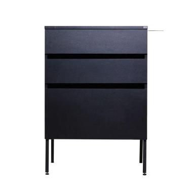 Imagem de Bancada Para Barbearia T1 Preto Tx - Kolla Mobilia