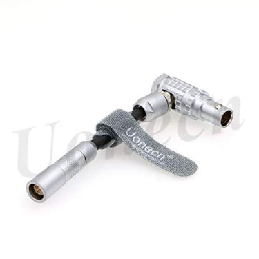 Imagem de Adaptador de alimentação Alexa Mini EXT para R/S fischer cabo fêmea de 3 pinos para ângulo reto 7 pinos macho ARRI Alexa Mini cabo de alimentação de câmera para linha de conversão remota de