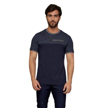 Imagem de Camiseta Sallo Jeans Brand For Men Azul Tam. G-Masculino