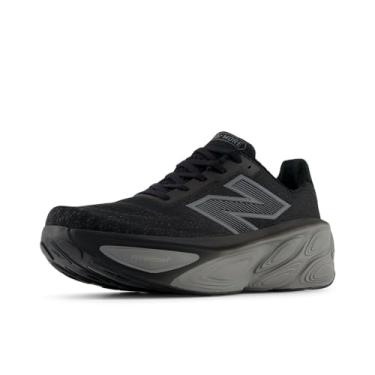 Imagem de New Balance Fresh Foam X More V5 Tênis de corrida masculino, Preto/linho/prata metálico, 40