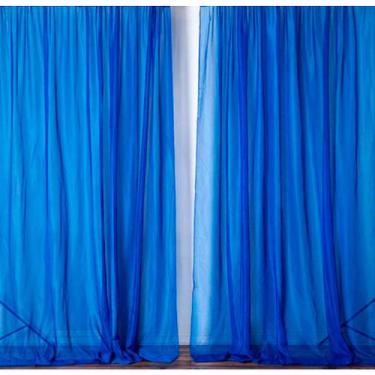 Imagem de Cortina Voil 8,mx2,8m Sem Forro Trilho Suiço Quarto Ou Sala - Chrisney