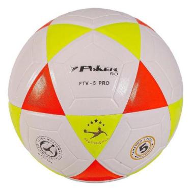Imagem de Bola Poker Futvoley Vulcanizada Rio, UNICO, Orange
