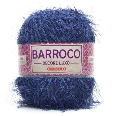 Imagem de Barbante Barroco Decore Luxo 280g - 180 Metros - CÍRCULO, 200 AZUL BIC