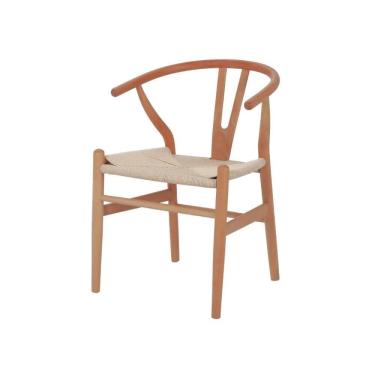 Imagem de Cadeira Wish Bone Para Mesa De Jantar Cozinha Eventos Madeira