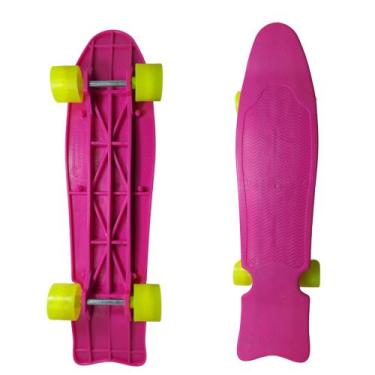 Imagem de Skate Infantil Semi Profissional Cruiser Masculino Feminino Brinquedo 