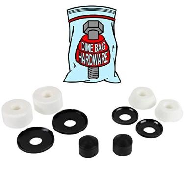 Imagem de Caminhao de skate reconstruir kit MEDIO 95A Buchas Lavadoras Copas Pivo para 2 Caminhoes