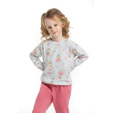 Imagem de Conjunto Infantil Soft Pet Thermo - Cor de Cacau, 10, Bailarinas