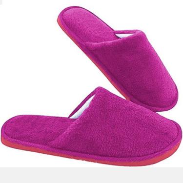 Imagem de Chinelo De Quarto Pantufa Pelucia Conforto Adulto Pai Mãe- Cores - D&K