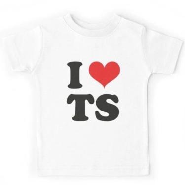 Imagem de Camiseta Feminina I Love Taylor Swift Camisa Baby Look 100% Algodao - 