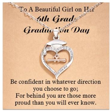 Imagem de Shonyin Presentes de formatura para ela 2024, colar de formatura para 5ª quinta, 8ª e 6ª faculdade, direito, médio, aluno, mestrado, enfermeira, doutorado, joias, presentes para filha, melhor amiga,