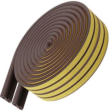 Imagem de Home Intuition 66 Pés Autoadesivos Espuma Vedação de Janela Porta Vedação de Correntes de Ar Fita Isolante para Janelas e Portas Vedação de Vedação À Prova de Som Bloqueador de Vãos