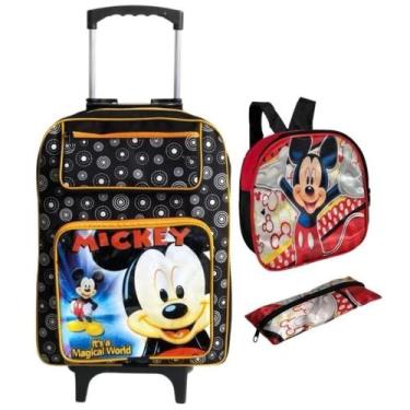 Imagem de Conjunto Mochila De Rodinha De Menino Com Estojo E Lancheira - sem mar