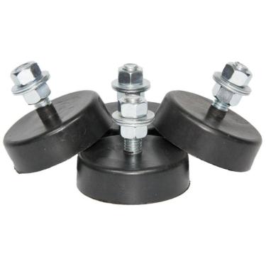 Imagem de Kit 3 Amortecedores Vibração Vibra Stop Compressor A Ar 1/2