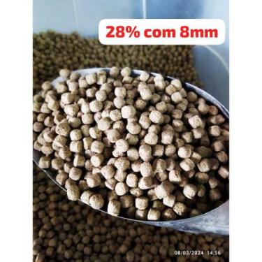 Imagem de Raçâo de Peixe 28% Manuntençâo Flutuante 8mm ou 12mm - Supra. - Rações