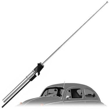 Imagem de Antena Automotiva 4 estágios Receptiva 80 cm VW Gol Parati Saveiro Voyage cromada