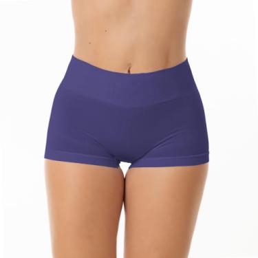 Imagem de Calcinha Cueca Box Feminina Shortinho Zero Costura Modeladora Sem Marc