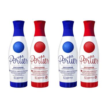 Imagem de Portier Exclusive Progressiva 2 Kits de (2 x 1 Litro)