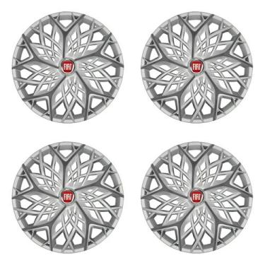 Imagem de Jogo calota 14 prata g stilo 2002 2003 2004 2005 2006 v - Garagem Onli