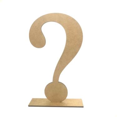 Imagem de Ponto De Interrogação Para Chá Revelação Em Mdf