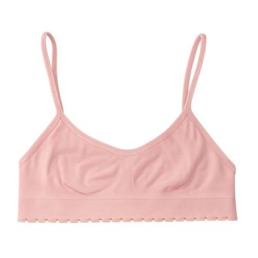 Imagem de Sutiã Infantil Top Menina Sem Costura Selene, M, Rosa