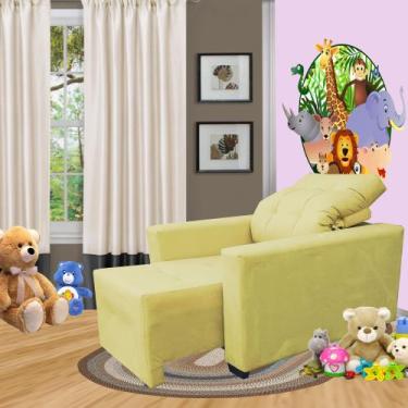 Imagem de Poltrona De Amamentação E Decoração Quarto Sala Reclinável Leticia - B